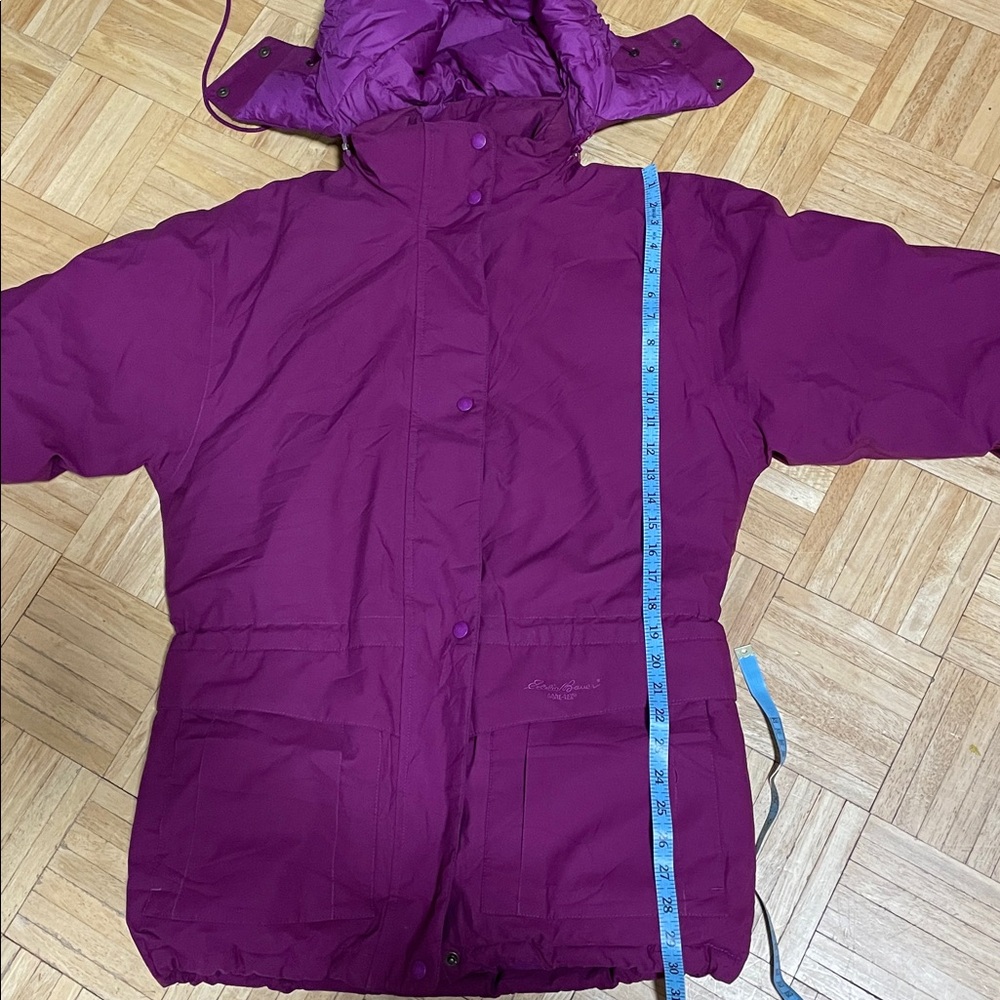 Eddie Bauer Fuchsia Goose Down Jacket - Picture 14 of 14